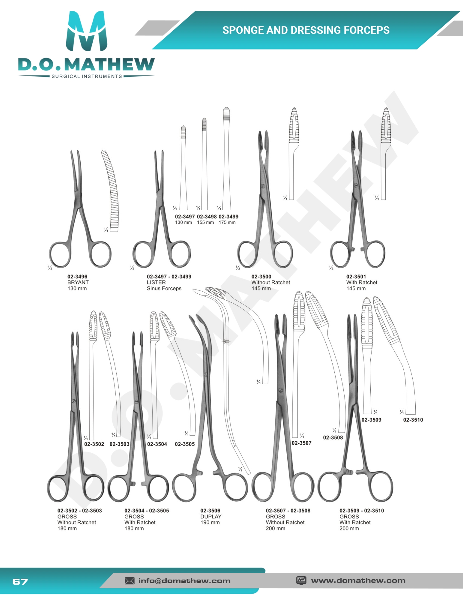   Forceps, clamps